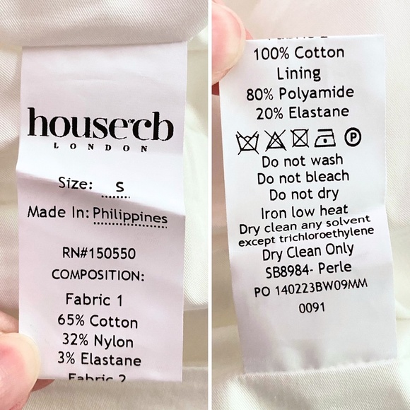 NEW House of CB Perle Dress White Small - Picture 17 of 17